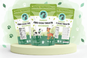 Pets & Paws – CBD Dog Treats Packaging & 3D Mockups